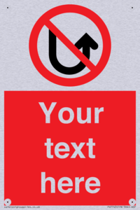 Custom prohibition No u turns